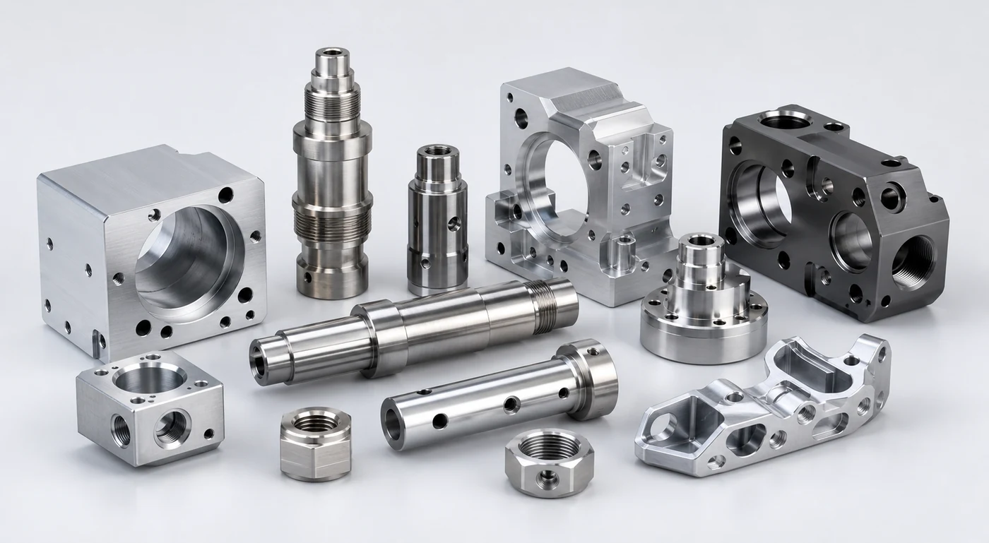 Precision CNC machined metal parts