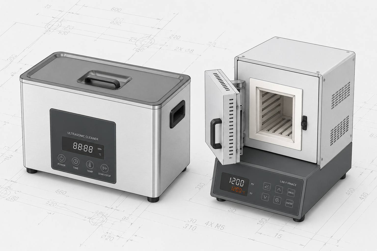 CAD mechanical component rendering